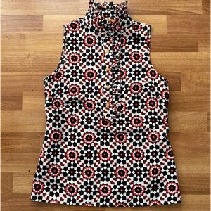 Tory Burch retro boho psychedelic print top 2